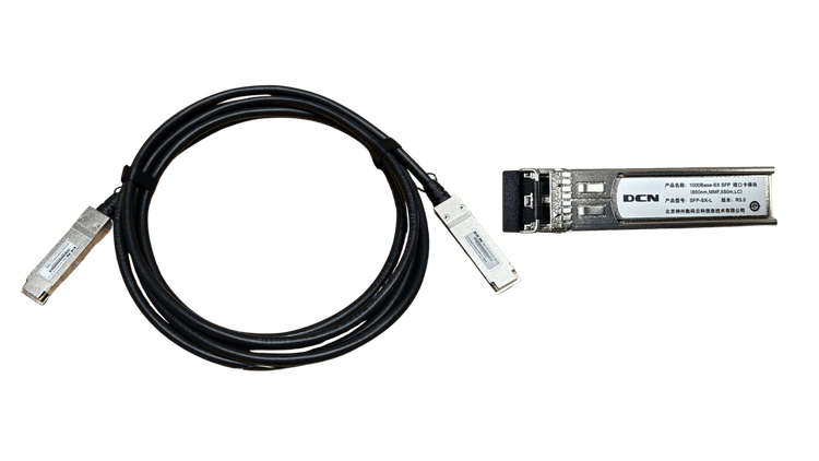 Cable DAC y módulo SFP DCN