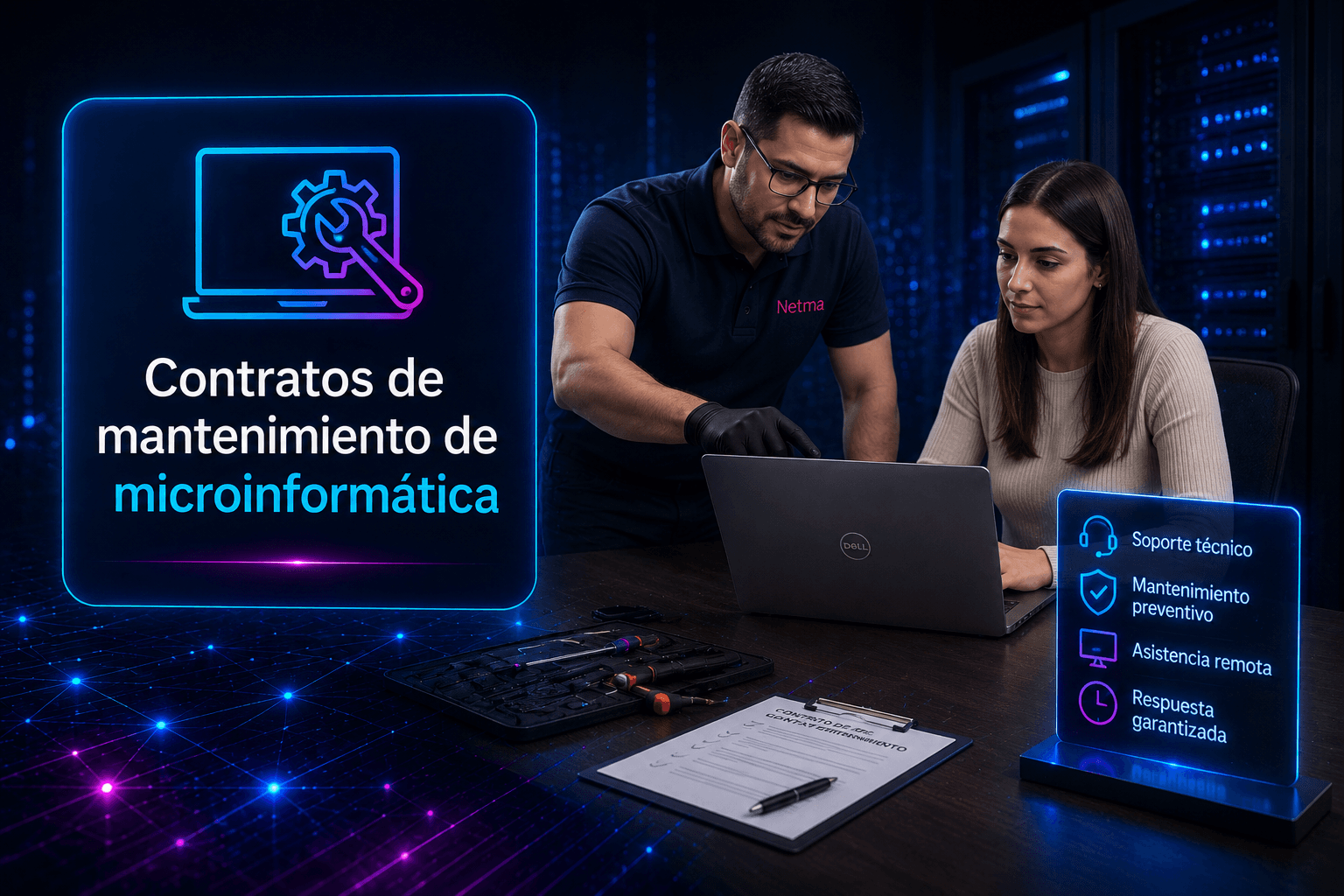 Contratos de mantenimiento de microinformática para usuarios finales