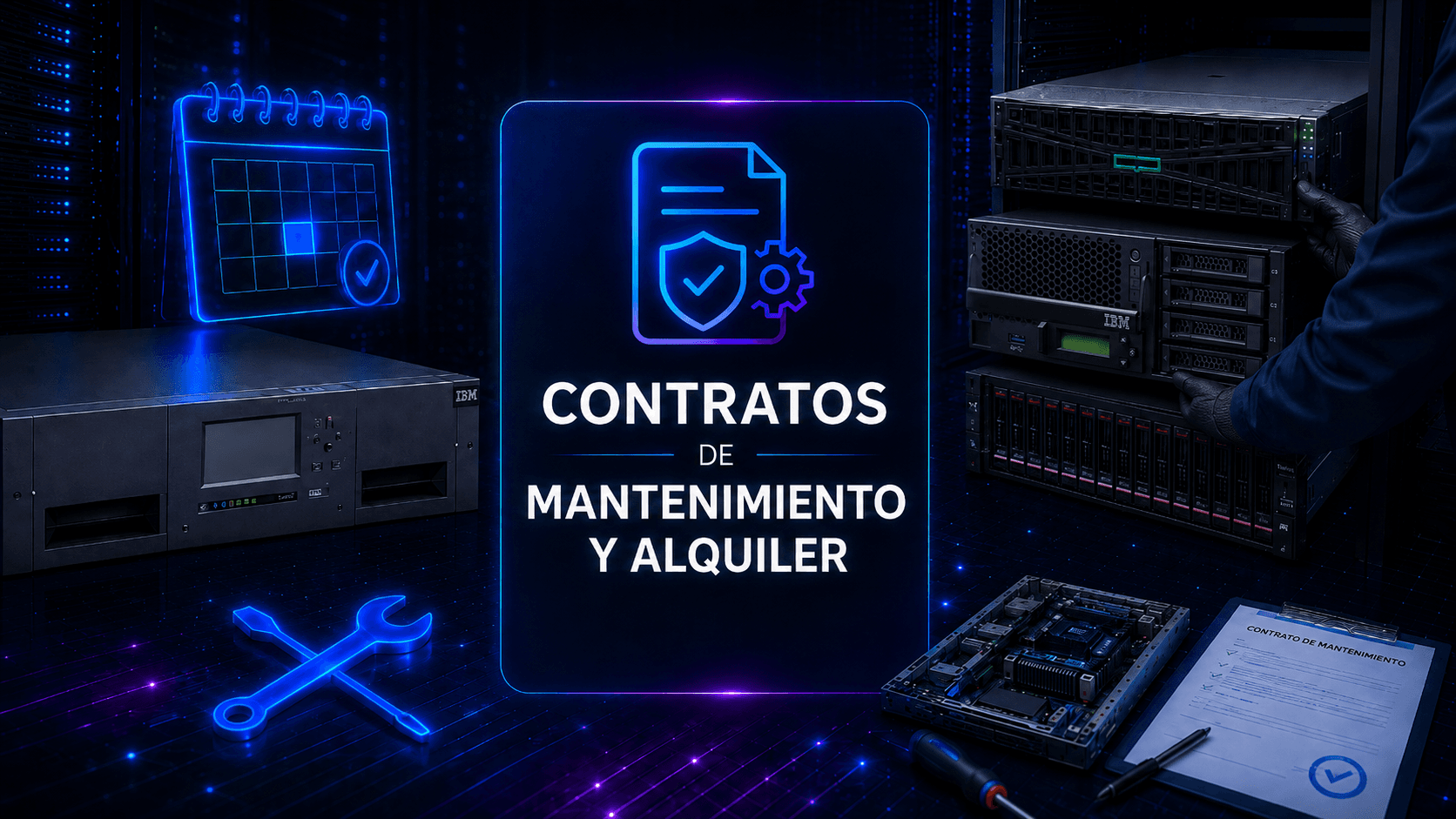 Contratos de mantenimiento y alquiler de infraestructura crítica