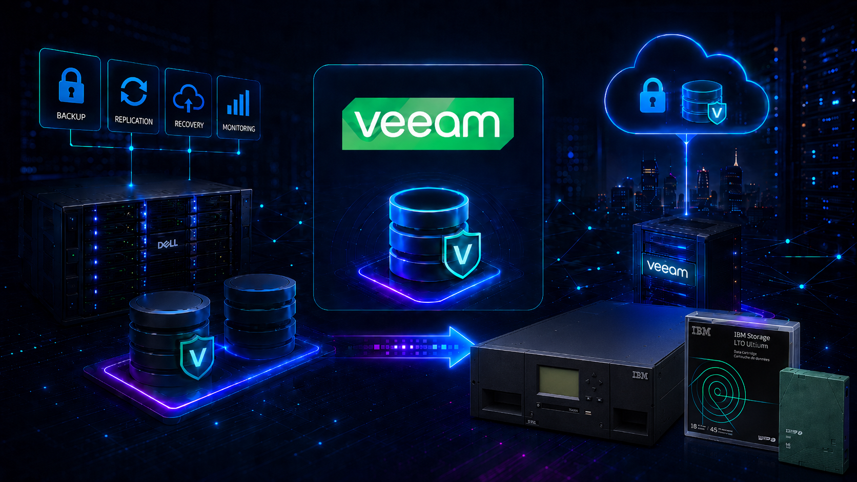 Soluciones Veeam de backup, replicación, recovery y monitoreo