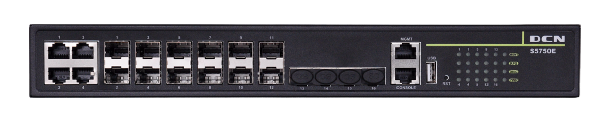 S5750E-16F-SI-D vista frontal